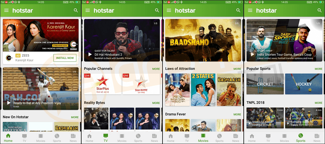 Hotstar - theandroidportal.com