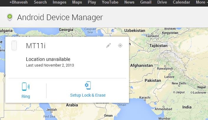 google android device manager