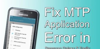 Fix MTP Application-Error in-Samsung Galaxy-S Easily