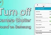 How to Turn off Camera Shutter Sound on Samsung