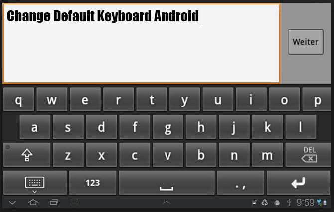 How to Change Default Keyboard Android - theandroidportal.com
