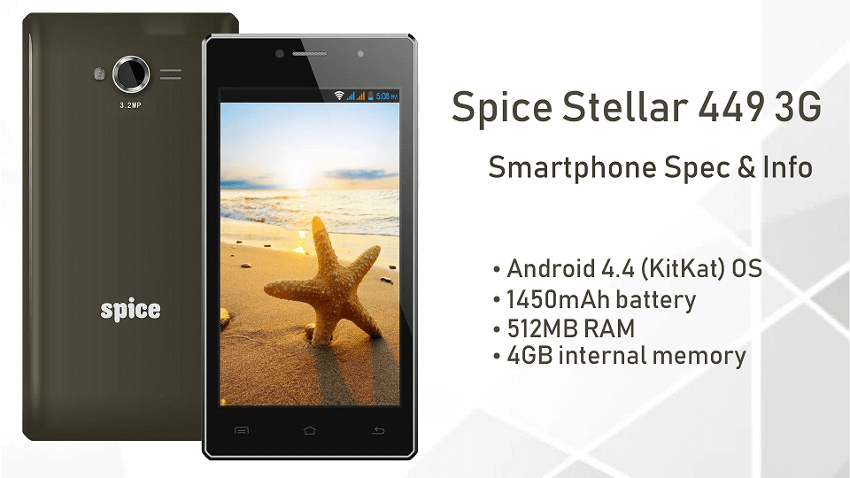 Spice Stellar 449 3G Smartphone Spec & Info - theandroidportal.com