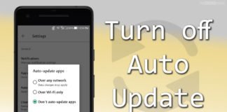 Disable Automatic App Update On Smartphones or Tablets