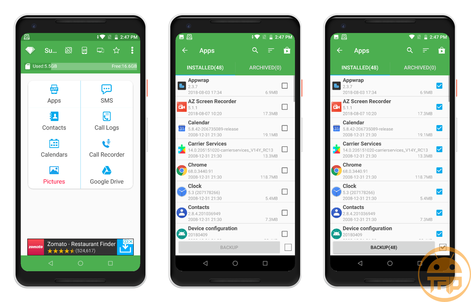 Super Backup Android App - theandroidportal.com