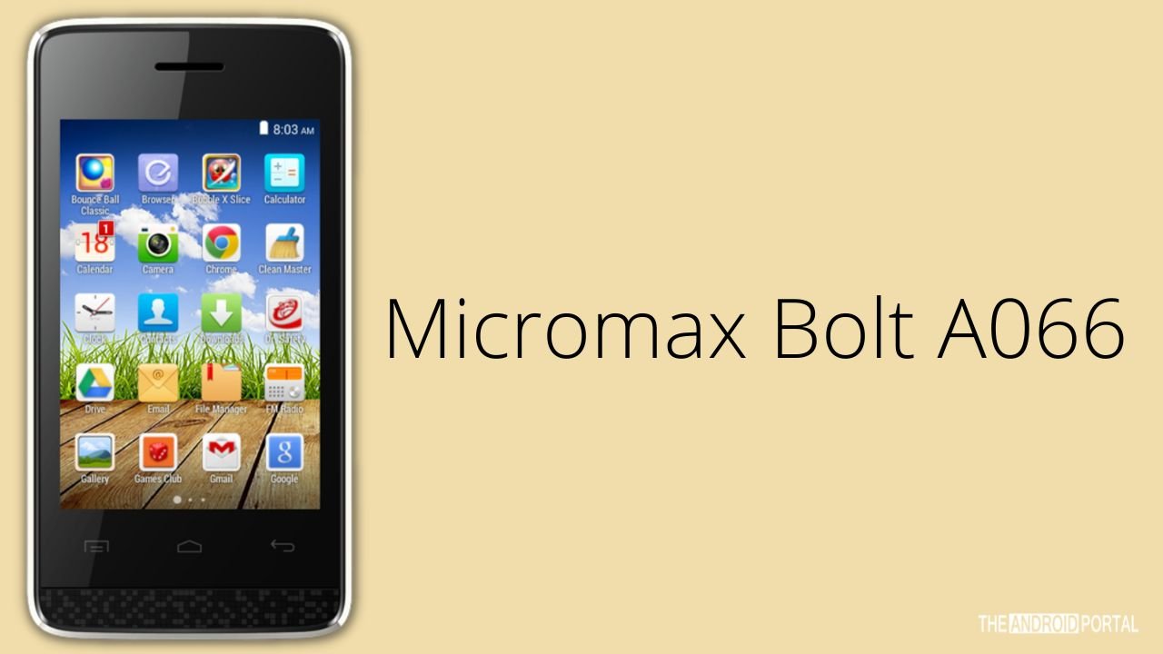 Micromax Bolt A066 phone specifications