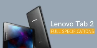Lenovo Tab 2 A7-10 Tablet Full Specification