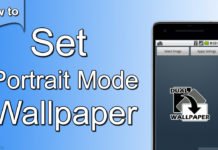 How To Set Portrait Mode Wallpaper in Android Smartphones How To Set Portrait Mode Wallpaper in Android Smartphones