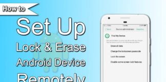 How to Set Up Lock & Erase Android Device Remotely