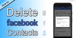 How To Delete Facebook Contacts