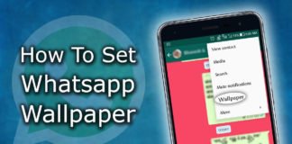 How To Set Whatsapp Wallpaper on Android