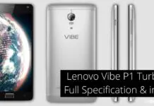 Lenovo Vibe P1 Turbo - Full Specification & info