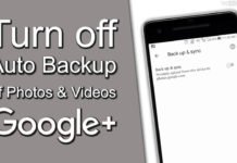 Turn off Auto Backup of Photos & Videos in Google Plus Android App Turn off Auto Backup of Photos & Videos in Google Plus Android App