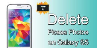 Delete Picsa Photo on galaxy S5