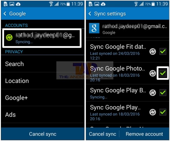 How To Delete Auto Backup Pictures From Samsung Smartphones 2 Google Auto Backup Photos
