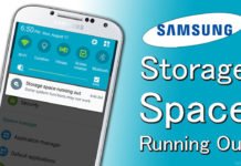 Samsung Storage Space Running out
