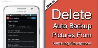 How To Delete Auto Backup Pictures From Samsung Smartphones