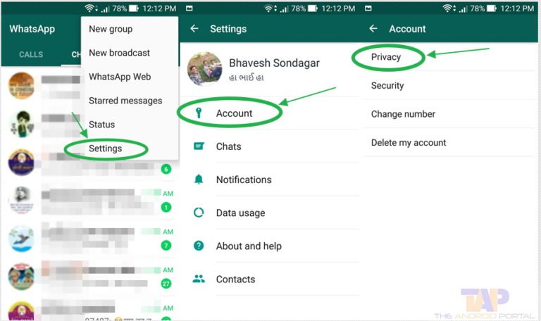 how to block someone on whatsapp without reading message