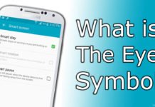 What is the Eye Symbol on Galaxy S4