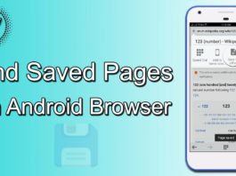 Where Can I Find Saved Pages On My Android Browser
