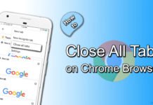 How to Close All Tabs on Chrome Browser