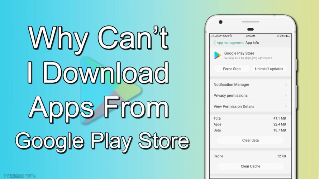 Solution - Cant Download Apps From Google Play Store on Android - Why Cant I Download Apps On My Android
