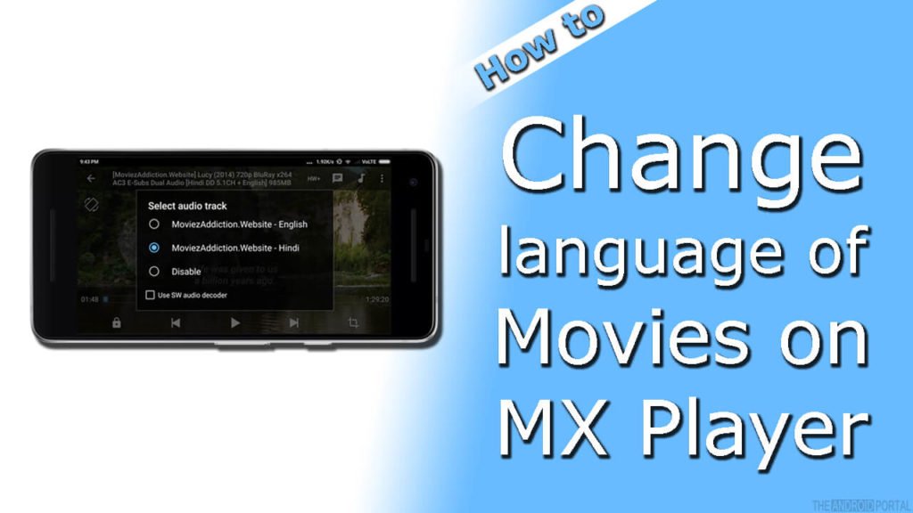 How To Change Language of Movies on MX Player on Android