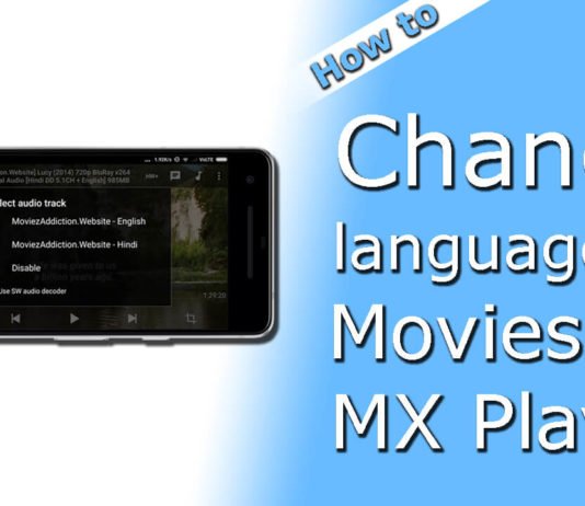 How To Change language of Movies on MX Player