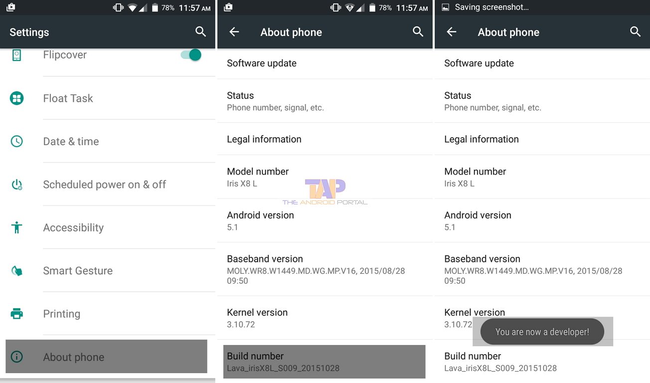 How to enable Developer option on any smartphone