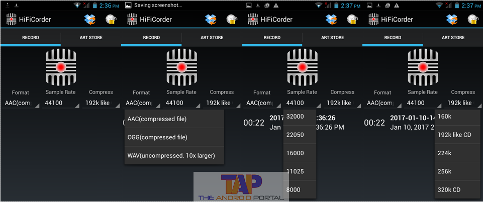 HiFiCorder Record Android App 3