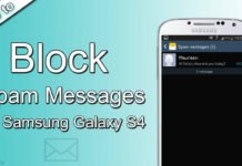 How to Block Spam Messages on Samsung Galaxy S4