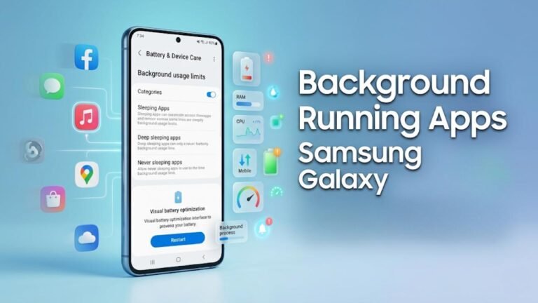 How to Prevent Background Running Apps Samsung Galaxy