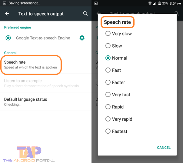 how to use text to speech on android phone