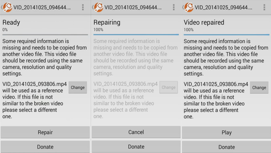 Fix broken & corrupted videos