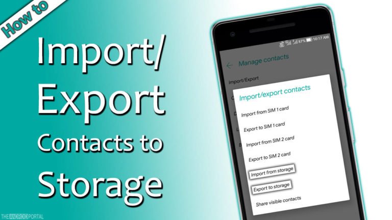 Transfer Contacts – Import & Exporting Contact on Android Transfer Contacts – Import & Exporting Contact on Android