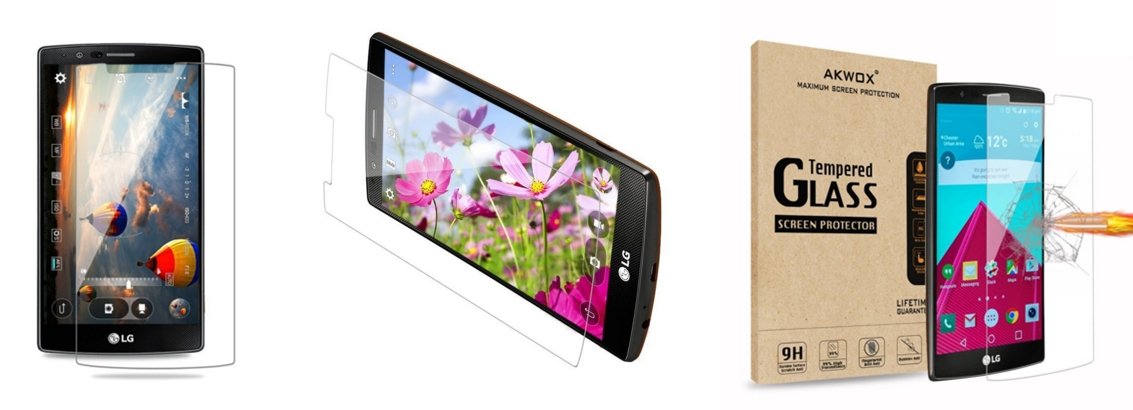 Best LG G4 Screen Protectors - Akwox 2.5D Rounded Edge LG G4 Tempered Glass Screen Protector