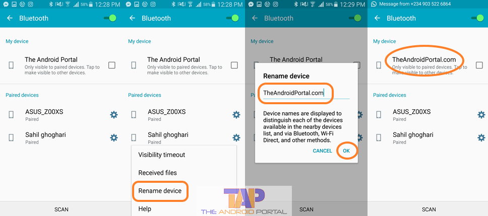 How to Change Android Device Name for Bluetooth