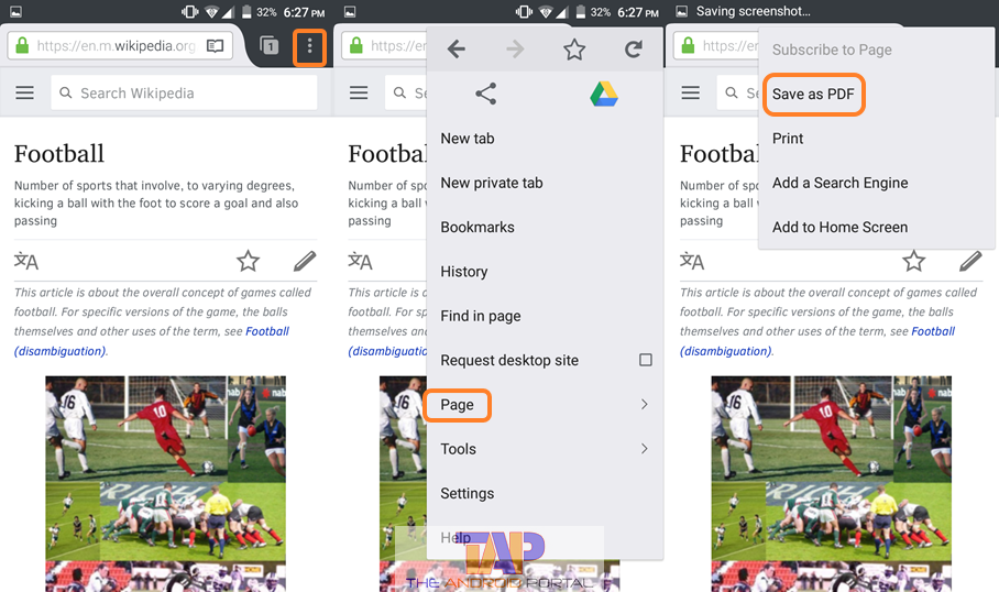 How to Save Webpage as PDF on Android using Firefox 2