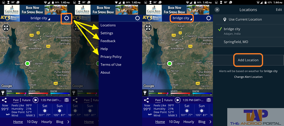 KY3 Weather Android App 3