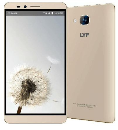 LYF Wind 2 smartphone under 10000 rupees