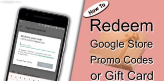How To Redeem Google Store Promo Codes or Gift Card