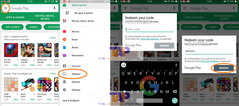 google store promo code