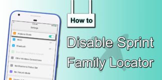 How to Disable Sprint Family Locator