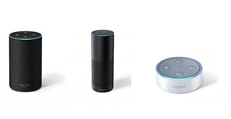 Amazon Echo, Echo Plus, and Echo Dot