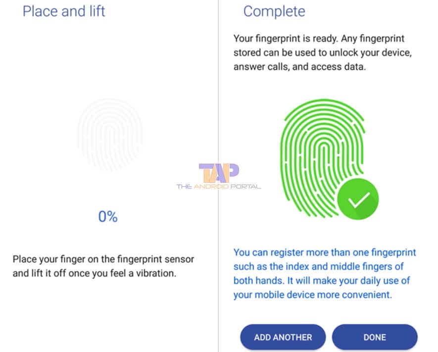 Fingerprint Scanner Zenfone Zoom S