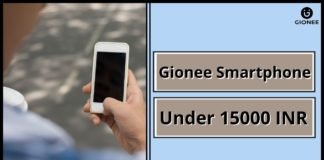 Gionee Smartphone Under 15000 INR in India