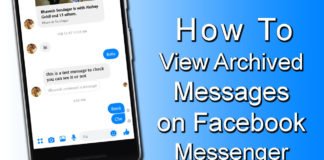 How to View Archived Messages on Facebook Messenger