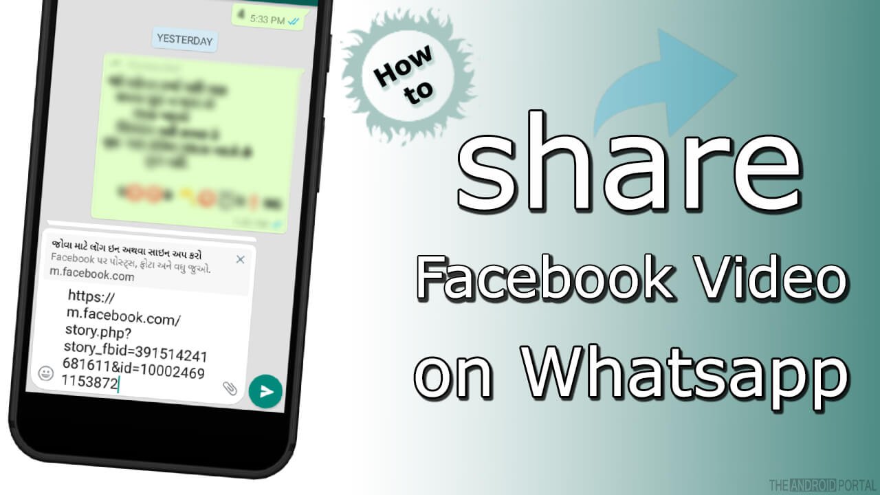 How to share Facebook Video on Whatsapp