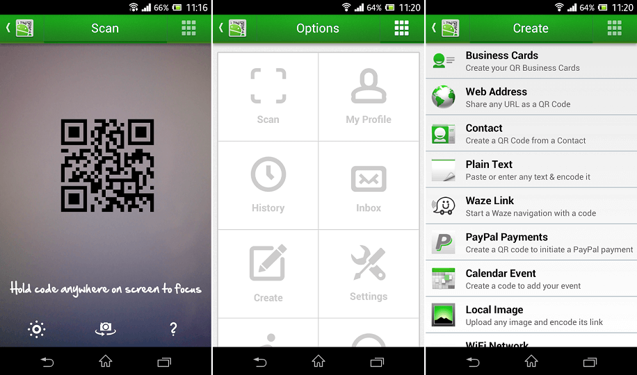 Best QR Code Reader Android Apps 5 QR Droid Code Scanner