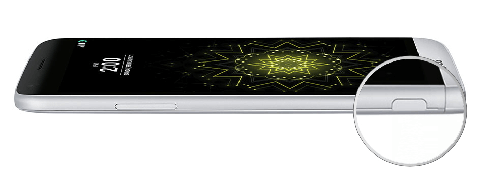 battery slot release button on your android