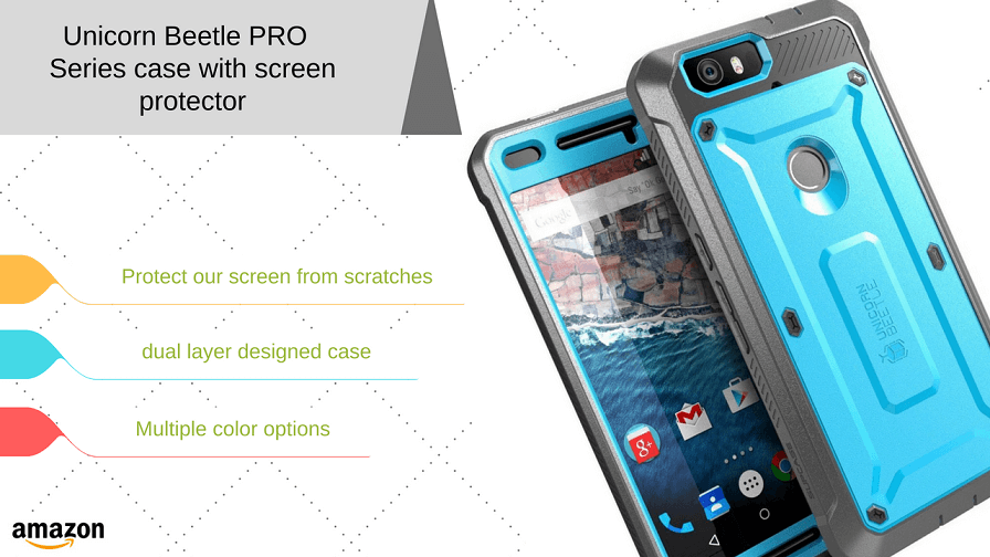 Unicorn Beetle PRO Series Full-body Rugged Hybrid Protective Cover with Screen Protector